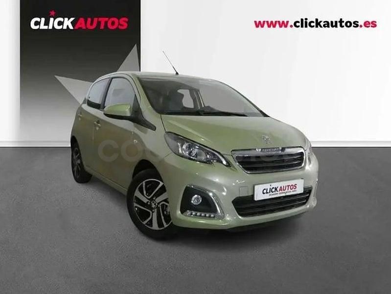 Usado Peugeot 108 Allure 72 CV (52 kW) 2021 Verde Berlina