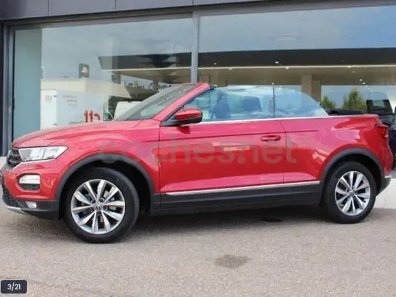 Usado VW T-Roc Style 150 CV (110 kW) 2021 Rojo SUV