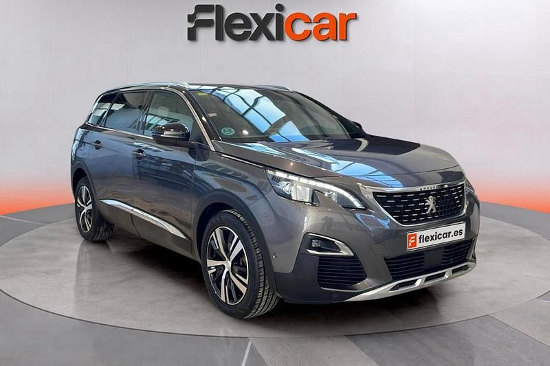 Gris Usado 2018 Peugeot 5008 GT-line Monovolumen | 17.490 € (Precio justo) - Imagen 1/4