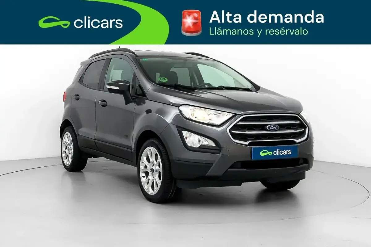 Usado Ford Ecosport Trend 125 CV (91 kW) 2019 Gris / plata SUV