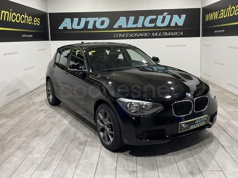 Usado BMW 114 95 CV (69 kW) 2015 Negro Utilitario