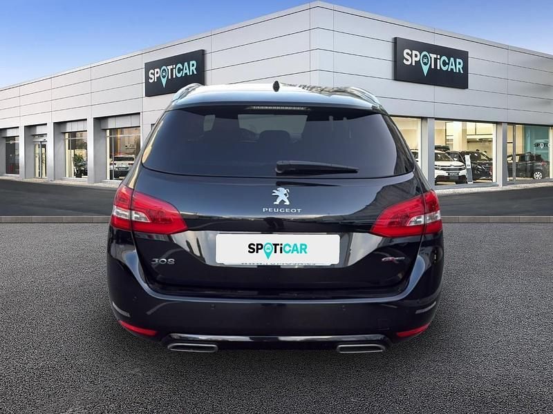 Usado Peugeot 308 SW GT-line 150 CV (110 kW) 2016 Negro Familiar