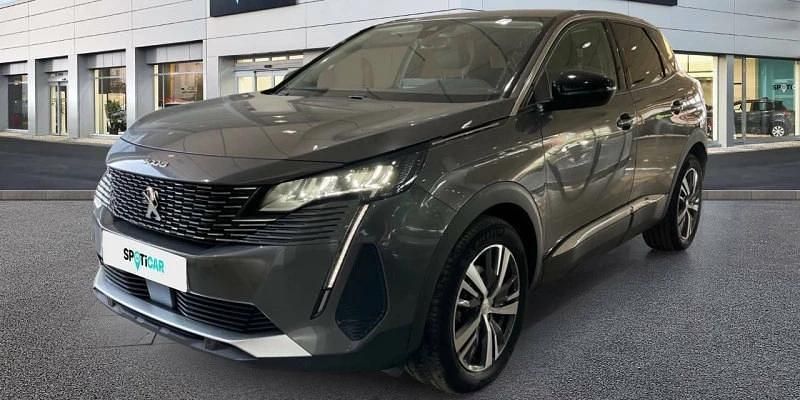Gris Usado 2022 Peugeot 3008 Allure | 22.200 € (Un poco caro) - Imagen 1/4