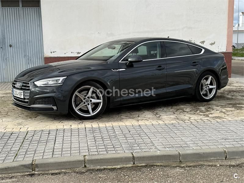 Gris / plata Usado 2017 Audi A5 Sportback Advanced Plus Utilitario | 16.600 € (Buen precio) - Imagen 1/4