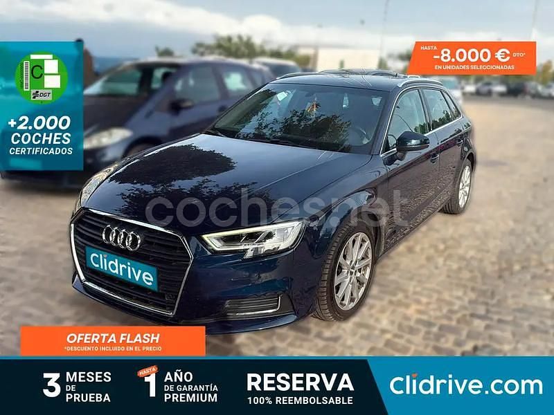 Azul Usado 2017 Audi A3 Design Berlina | 16.890 € (Precio justo) - Imagen 1/3