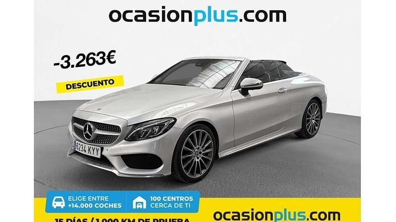 Plateado Usado 2019 Mercedes C200 Descapotable | 32.637 € (Buen precio) - Imagen 1/4