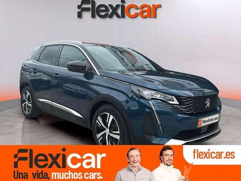 Azul Usado 2021 Peugeot 3008 GT SUV | 20.590 € (Precio justo) - Imagen 1/4