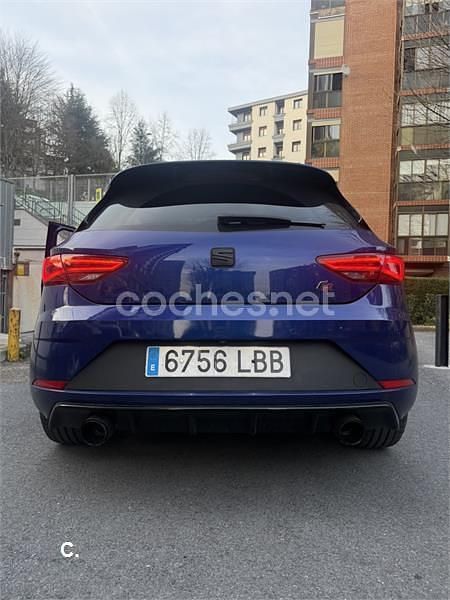 Usado Seat Leon FR 150 CV (110 kW) 2019 Azul Berlina