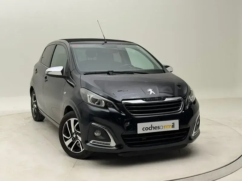 Usado Peugeot 108 Allure 72 CV (52 kW) 2021 Negro Berlina