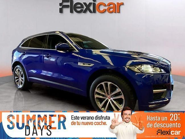 Azul Usado 2020 Jaguar F-Pace R-Sport SUV | 30.490 € (Precio justo) - Imagen 1/4
