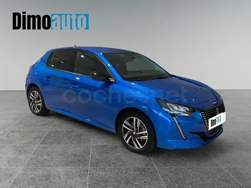 Usado Peugeot 208 Allure 100 CV (73 kW) 2022 Azul Utilitario