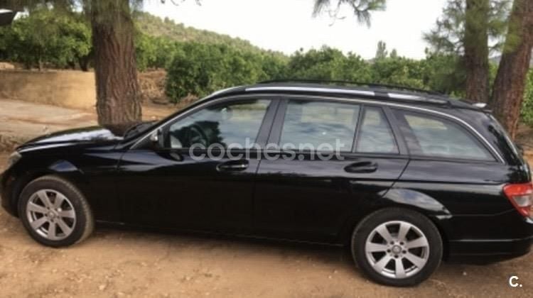 Negro Usado 2008 Mercedes C200 Avantgarde Familiar | 6000 € (Precio justo) - Imagen 1/4