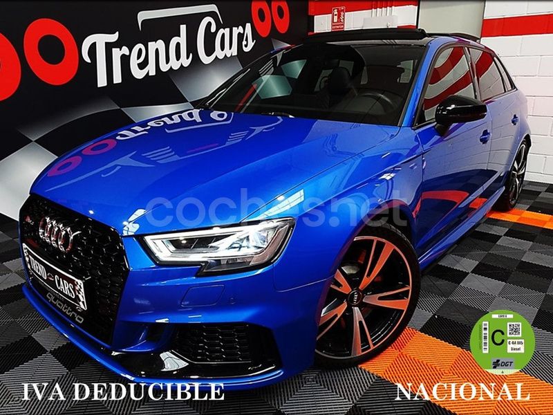 Azul Usado 2018 Audi RS3 Sport Utilitario | 54.990 € - Imagen 1/4
