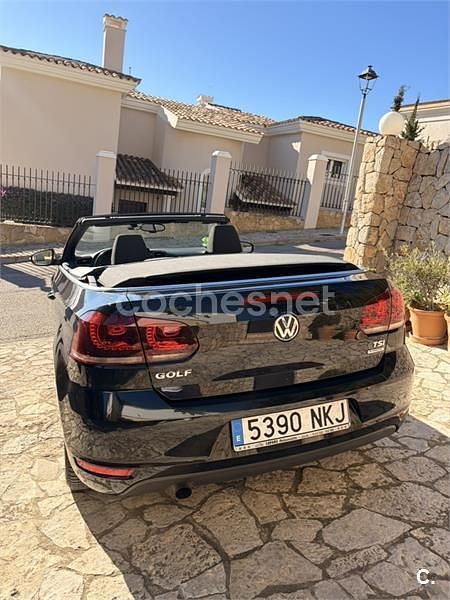 Usado VW Golf Cabriolet 105 CV (77 kW) 2012 Negro Descapotable