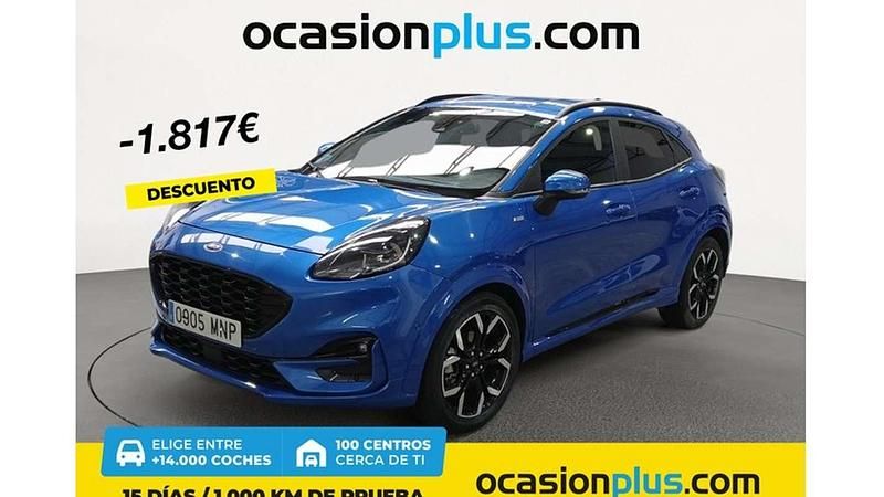 Azul Usado 2024 Ford Puma Gen-E ST-Line X SUV | 18.173 € (Precio justo) - Imagen 1/4