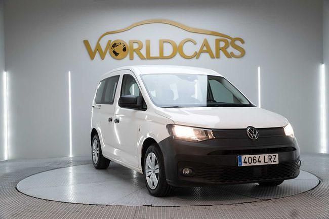 Usado VW Caddy 102 CV (75 kW) 2021 Blanco Monovolumen
