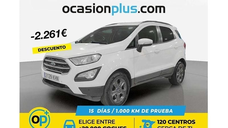 Usado Ford Ecosport Trend+ 99 CV (72 kW) 2018 Blanco SUV