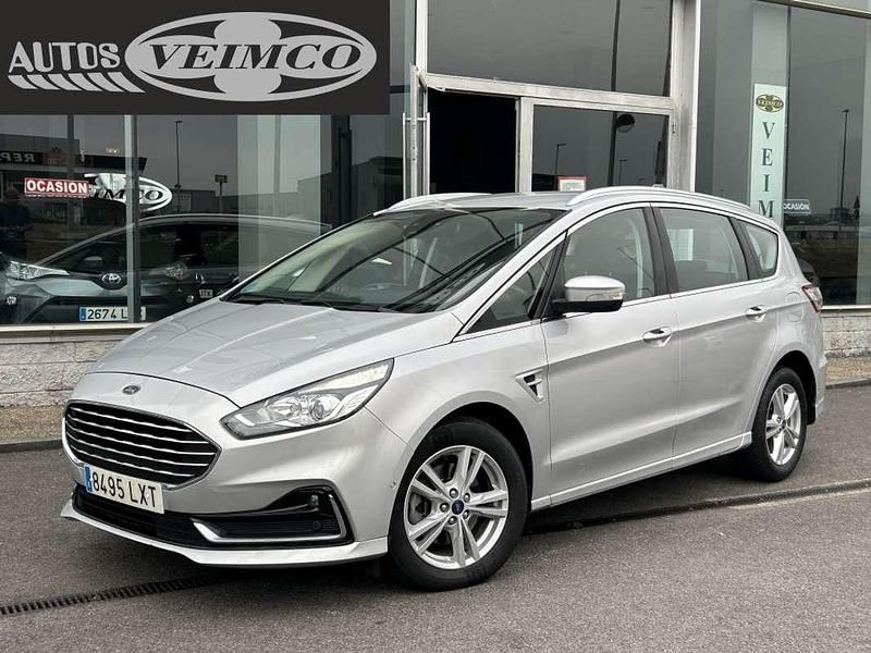 Gris Usado 2022 Ford S-MAX Titanium Monovolumen | 21.950 € (Precio justo) - Imagen 1/4