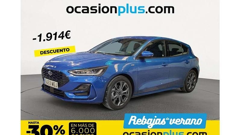 Azul Usado 2023 Ford Focus ST-Line Utilitario | 15.273 € (Buen precio) - Imagen 1/4