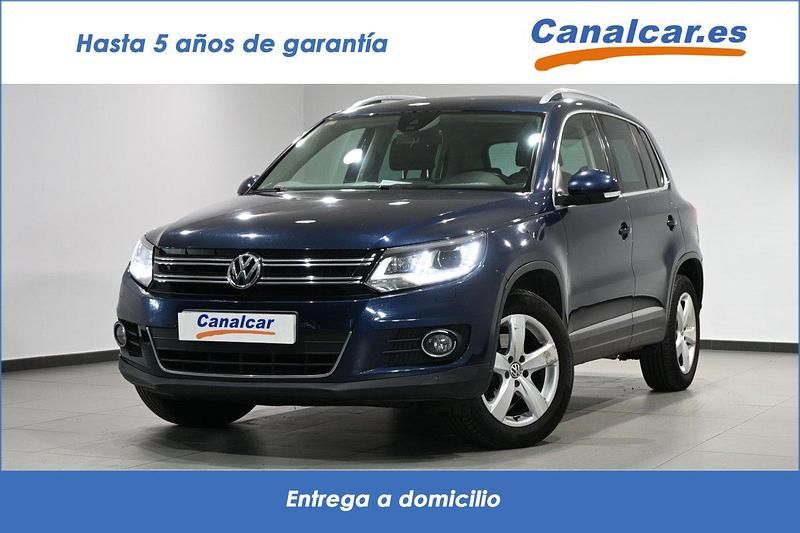 Azul Usado 2014 VW Tiguan Sportline SUV | 12.590 € (Precio justo) - Imagen 1/4