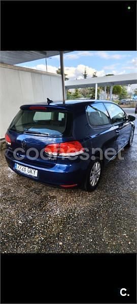 Azul Usado 2009 VW Golf VI Advance Berlina | 7200 € (Precio justo) - Imagen 1/4