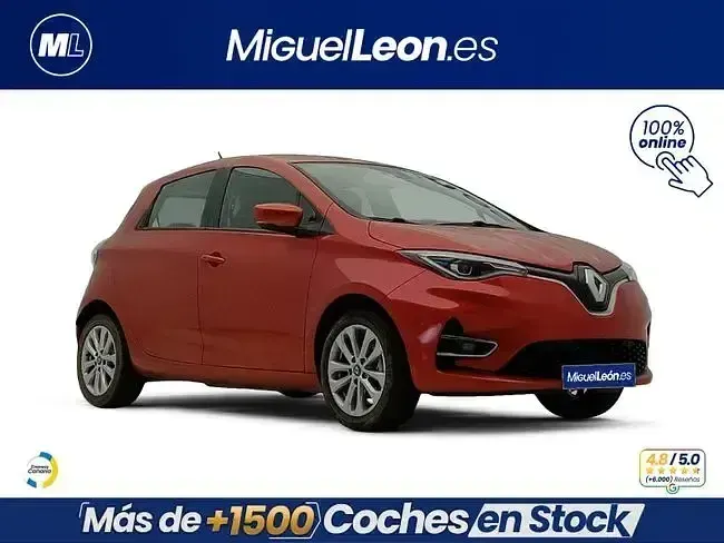 Usado Renault Zoe Intens 78 kW (107 CV) 2020 Rojo Utilitario
