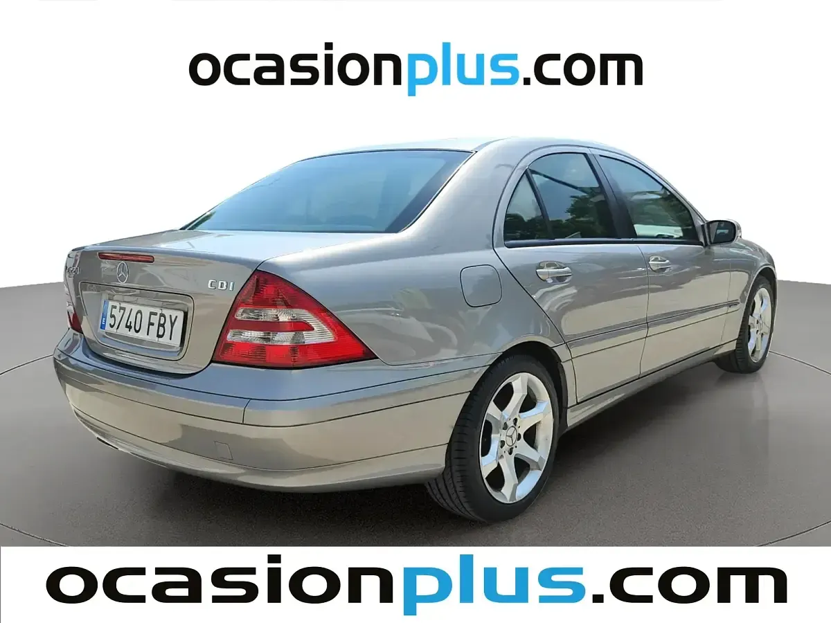 Usado Mercedes C220 Sport Edition 150 CV (110 kW) 2006 Gris Berlina