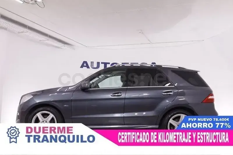Usado Mercedes ML350 258 CV (189 kW) 2012 Gris / plata SUV