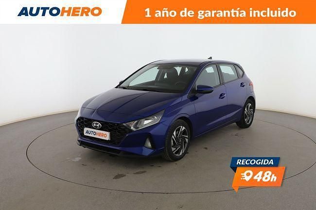 Azul Usado 2021 Hyundai i20 Berlina | 14.699 € (Precio justo) - Imagen 1/3
