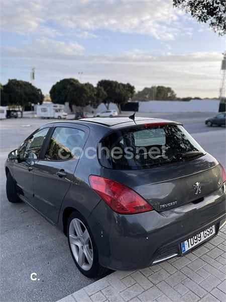 Usado Peugeot 308 Sport 120 CV (88 kW) 2009 Gris / plata Berlina
