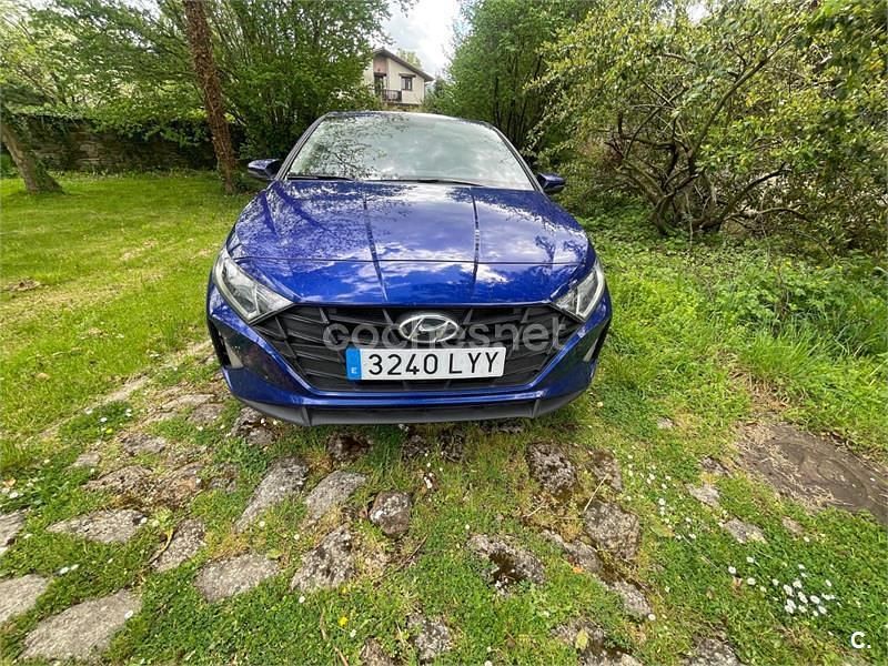 Azul Usado 2022 Hyundai i20 Berlina | 14.000 € (Precio justo) - Imagen 1/4
