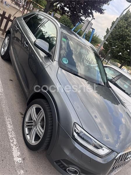 Usado Audi Q3 Ambition 170 CV (125 kW) 2014 Gris / plata SUV
