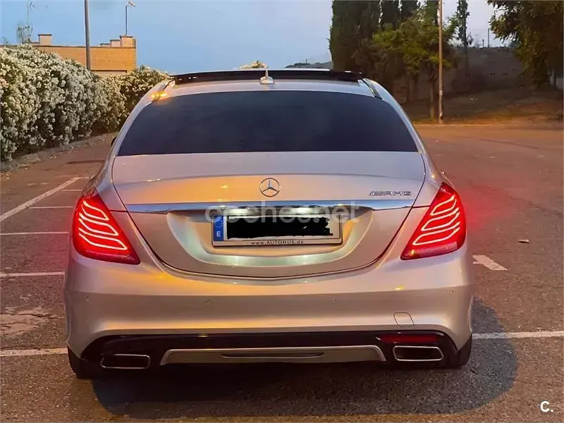 Usado Mercedes S350 258 CV (189 kW) 2015 Gris / plata Berlina