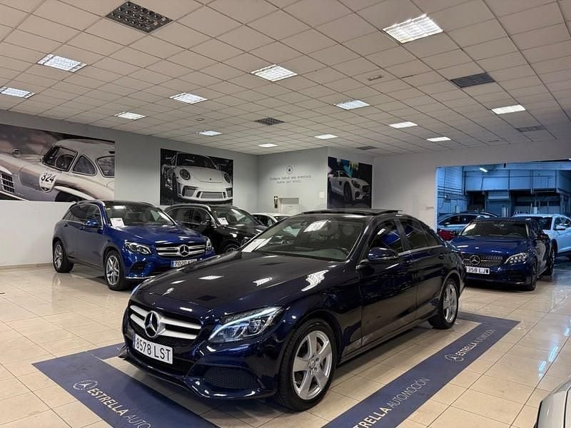 Usado Mercedes C250 204 CV (150 kW) 2016 Azul Berlina