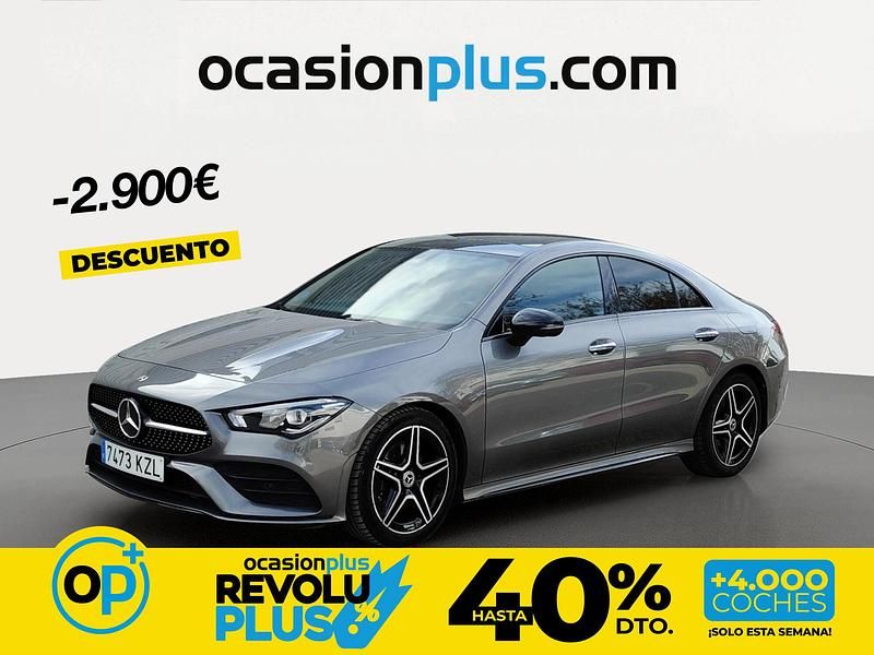 Usado Mercedes CLA220 190 CV (139 kW) 2019 Gris Berlina