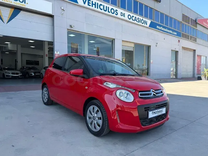 Usado Citroën C1 72 CV (52 kW) 2021 Rojo Utilitario