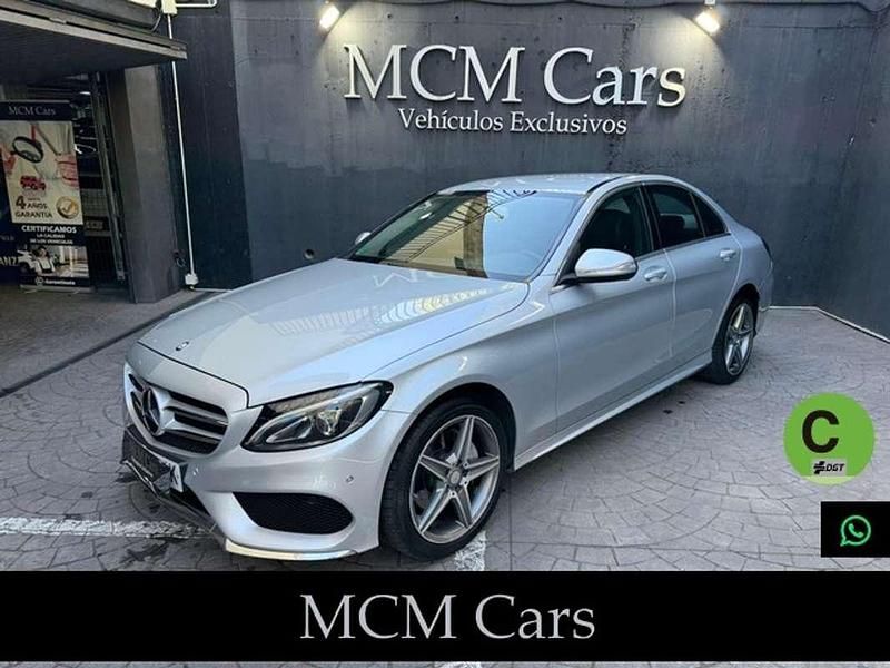 Plateado Usado 2015 Mercedes C220 AMG line Berlina | 16.999 € (Buen precio) - Imagen 1/4