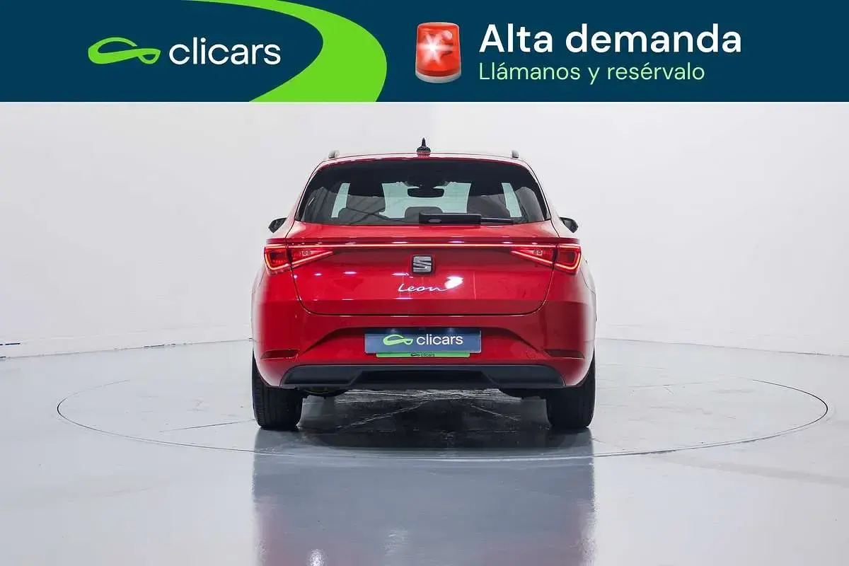 Brugt Seat Leon ST Style 150 HK (110 kW) 2020 Rød Stationcar
