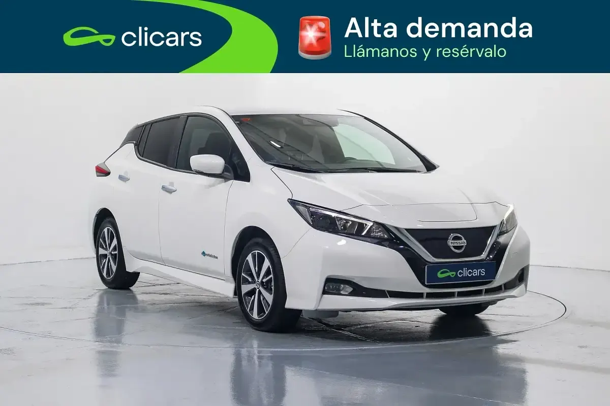 Usado Nissan Leaf Acenta 110 kW (150 CV) 2019 Blanco Utilitario