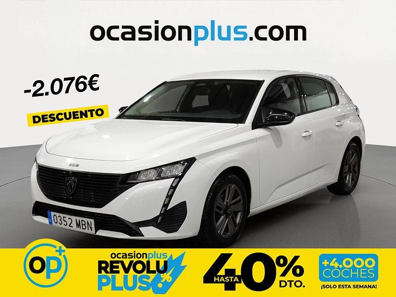 Usado Peugeot 308 Active 130 CV (95 kW) 2022 Blanco