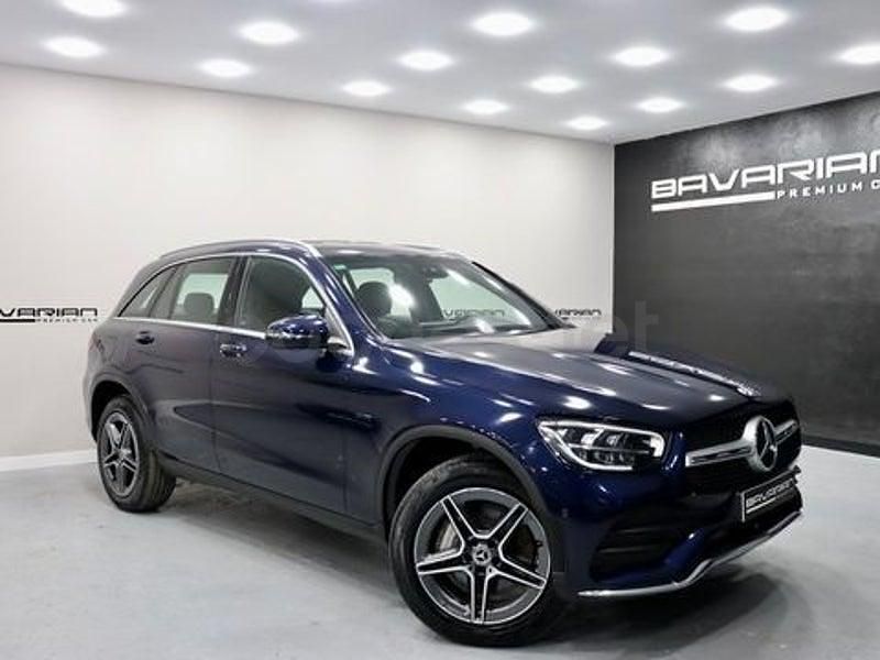 Usado Mercedes GLC300e 306 CV (225 kW) 2021 Azul SUV