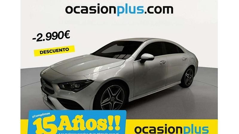 Plateado Usado 2021 Mercedes CLA200 Coupe | 29.910 € (Precio justo) - Imagen 1/4