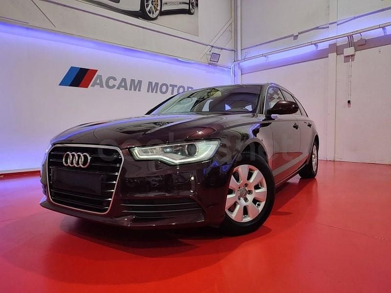 Usado Audi A6 Premium 204 CV (150 kW) 2013 Granate Familiar