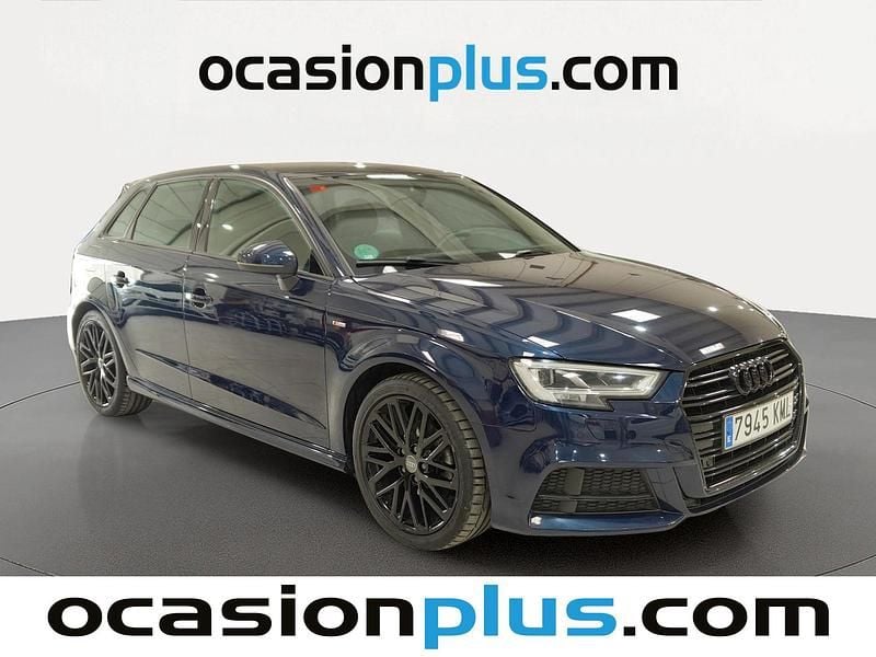 Usado Audi A3 Sportback S-Line 150 CV (110 kW) 2018 Azul Utilitario