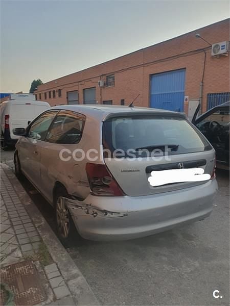 Usado Honda Civic LS 110 CV (80 kW) 2002 Gris / plata Berlina