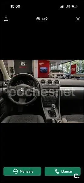 Usado Seat Exeo Style 150 CV (110 kW) 2010 Negro Familiar