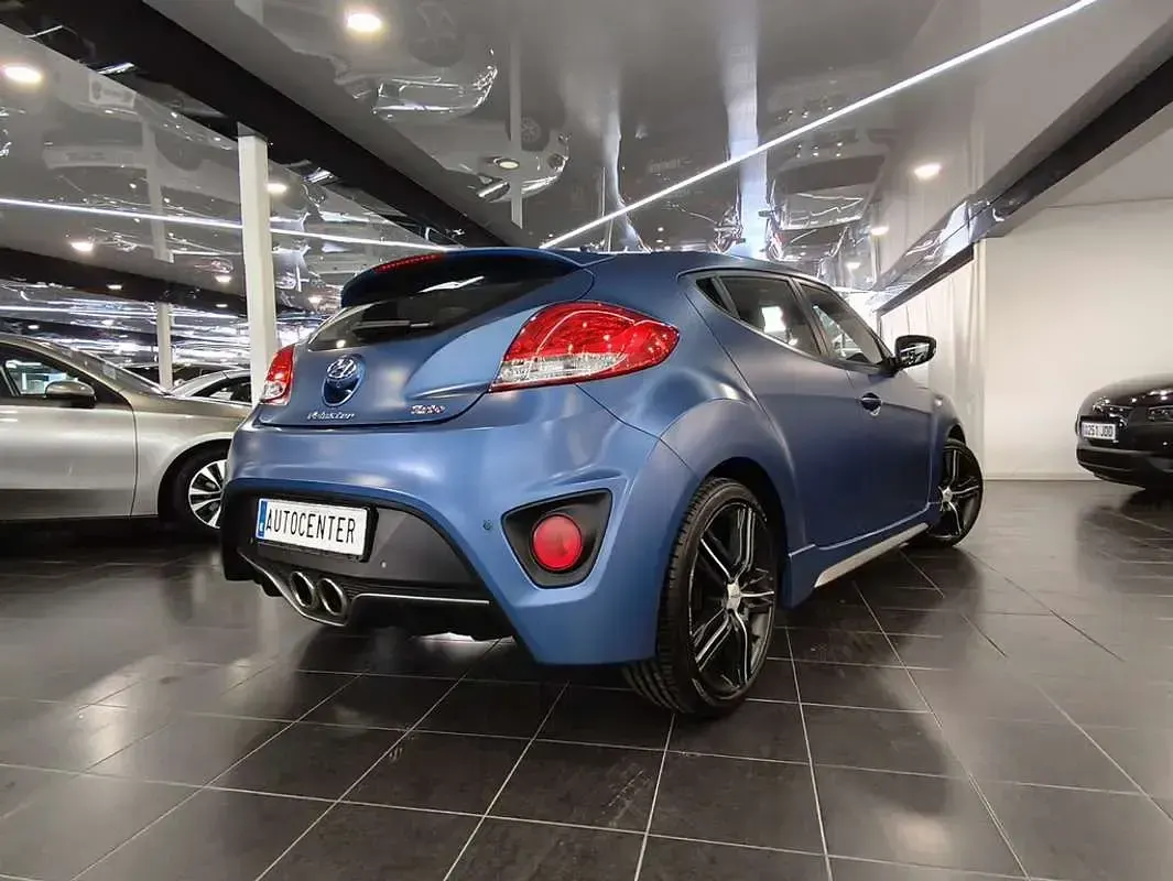 Usado Hyundai Veloster Turbo 185 CV (136 kW) 2017 Azul Utilitario