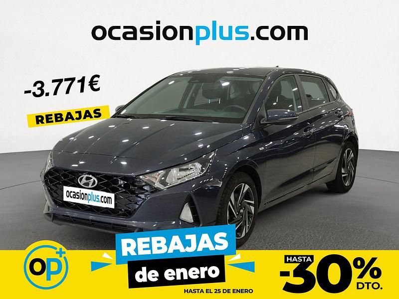 Gris Usado 2022 Hyundai i20 | 13.990 € (Precio justo) - Imagen 1/4