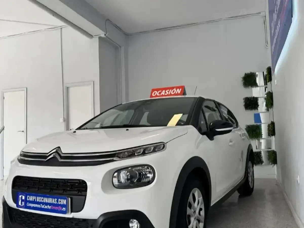 Usado Citroën C3 PureTech 82 CV (60 kW) 2018 Blanco Utilitario