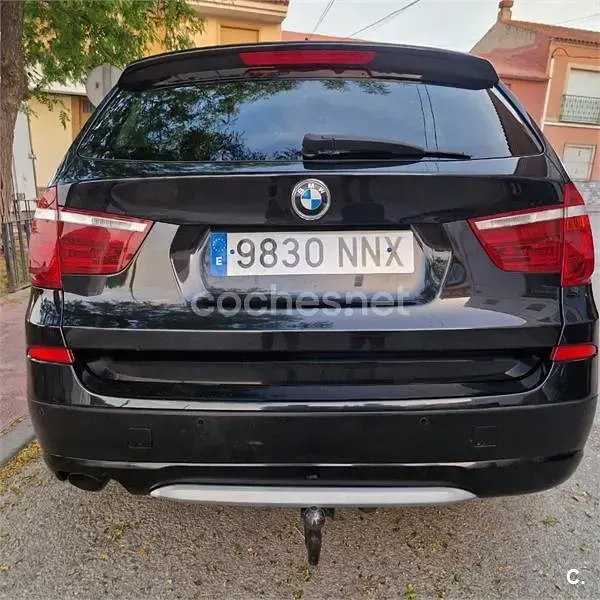 Usado BMW X3 177 CV (130 kW) 2012 Negro SUV